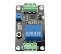 ZASCHMOY Módulo de relé del Temporizador de Retardo DC 12V Super 555 Temporizador Interruptor de Retardo de Bloqueo Automático 0.1-120 Segundos Control de Sincronización Ajustable Relé Multifunción