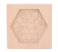 ZASCHMOY Molde de Madera de Haya para Galletas, Molde Reutilizable para Sellos de Prensa de Galletas para Hornear en la Cocina, Forma de Molino de Viento, Ecológico, Fácil de Limpiar (Decoración de
