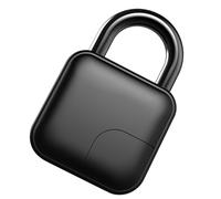 ZASCHMOY Nuevo Candado Inteligente con Huella Digital - Cerradura Electrónica Compacta y Resistente Al Agua para Dormitorio, Gimnasio y Almacén - Tecnología de Desbloqueo Seguro de Huellas Digitales