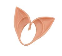 ZASCHMOY Orejas de Elfo de Látex Suaves, Puntiagudas y Reutilizables, para Cosplay, Maquillaje, Disfraces, Fiestas, Elfos y Duendes [Halloween y Navidad]