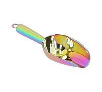 ZASCHMOY Pala para Hielo/pala para Harina de Acero Inoxidable de, una Pequeña Herramienta de Cocina Adecuada para Cubitos de Hielo, Harina, Azúcar, Palomitas de Maíz y Dulces (No. 6 8 pulgadas)