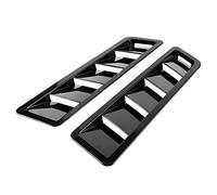 ZASCHMOY Panel de Entrada de Aire Universal para capó - 2 Piezas de Cubierta de Ventilación de Refrigeración para Mejor Rendimiento y Mejora Estética - Construcción de Plástico ABS Duradero