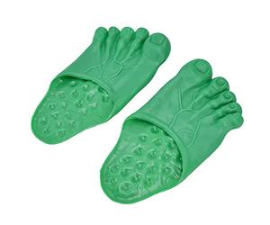 ZASCHMOY Pantuflas Grandes para Pies, Accesorios para Disfraces de Halloween, Cosplay, Diseño único Exagerado para Fiestas, Material de Vinilo Duradero, Talla única (GREEN) (GREEN)