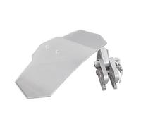 ZASCHMOY Parabrisas de Motocicleta, Color Transparente, Bordes Lisos, Deflector de Viento Universal para Motocicleta