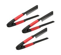 ZASCHMOY Peine de Peinado Profesional en Forma de V de 3 piezas: Peine Alisador de Cabello Resistente Al Calor a Altas Temperaturas, Imprescindible para Alisar Peinados enredados. Portátil y Ligero,