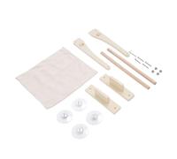 ZASCHMOY Penca de Ventana de Gato con Taza de Succión, Asiento de Cama de Hamaca para Gatos de Madera Que Salva Espacio, Alta Capacidad de Carga para Relajación Soleada y Comodidad