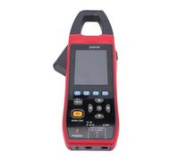 ZASCHMOY Pinza Amperimétrica Digital, Verdadero Valor Eficaz, 600 A CA/CC, Multímetro de Voltaje, Osciloscopio, Detector de Voltaje sin Contacto, Utilizado para Medir (UT217 un)