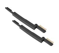 ZASCHMOY Plegado de Cejas de Pestañas con Dientes de Metal de Doble Cara para Preparación de Cejas - Cepillo Portátil de 2 Piezas, Separador de Peine de Pestañas, Diseño Plegable para Uso Fácil y