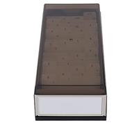 ZASCHMOY Portatarjetas - Tiene Capacidad para 800 Tarjetas de Visita Organizador de la A A la Z con Cubierta Transparente - Diseño Duradero de Plástico y Hierro para una Gestión Eficiente de las