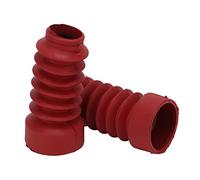 ZASCHMOY Reemplazo De Goma De La Cubierta Antipolvo Del Amortiguador Delantero De La Motocicleta De 2 Piezas Para DIO 18/27/28/34/35 Y Jog50/Jog90 - Negro (rojo)