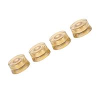 ZASCHMOY Reemplazo de Perillas de Control de Volumen de Velocidad de Tono de Guitarra para - Black 4pcs Set | Accesorio de Perillas de Guitarra con Escalas de Colores | Se Adapta a las Estándar