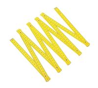 ZASCHMOY Regla de Medición Plegable Regla Plegable de Madera Multifuncional de 2 M, 10 Pliegues, Ideal para Arquitectos y Diseñadores, Herramienta de Medición Flexible