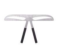 ZASCHMOY Regla para Cejas, Plantilla de 4 Tipos con Material de Acero Inoxidable y Diseño de Posicionamiento de 3 Puntos, para Akinami de Estilo Europeo Estándar Clásico (Ceja estándar)