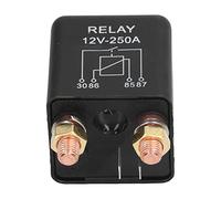 ZASCHMOY Relé de Arranque de Coche, 4 Pines, Normalmente Abierto, 250A, 12V, Bobina de Latón de Acero Inoxidable, Interruptor de relé de Arranque de Coche de Alta Potencia