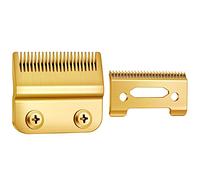 ZASCHMOY Repuesto de Cuchilla para Cortapelos de 2 Piezas, Cabezal de Corte Resistente a la Corrosión de Acero Inoxidable, con Diseño Fácil de Desmontar, para Recortadora Eléctrica 8148 (GOLD)