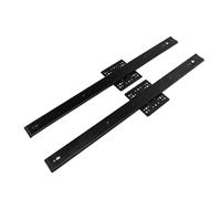 ZASCHMOY Riel de Puerta Corrediza Resistente de 20 Pulgadas, 35 Mm de Ancho, para Armario, Soporte de Carga de 44 Libras, Diseño Oculto, Ideal para Gabinetes de TV y Puertas Corredizas