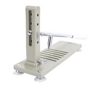 ZASCHMOY Shucker de Ostras Ajustable, Ajuste de de 4 Posiciones con Base de ABS Resistente, Varilla de Acero Inoxidable Reforzada, Ranuras Antideslizantes, Ventosa, Abrazadera G para