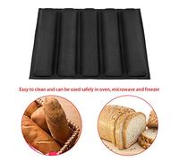 ZASCHMOY Silicona Versátil Bakeware Pan para Pan Francés - Molde de Oblongo para Horno, Microondas y Uso del Congelador, Resistente Al Calor a 250 ° C
