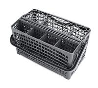 ZASCHMOY Soporte de Cubiertas de Utensilios de Cesta de Cubierta de Lavavajillas Universal con 7 Compartimentos Material ABS 23.1x13.1x13.4cm Compatible con y Más Modelos
