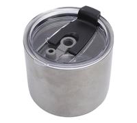 ZASCHMOY Taza de café de Acero Inoxidable de Estilo Vintage, Taza de Camping de Acero Inoxidable 304 con Tapa, Aislamiento de Doble Pared para Bebidas Frías y Calientes, Viajes Al Aire (Ajmal)