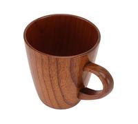 ZASCHMOY Tazas de té de Madera Hechas a Mano - Tazas de té Multifuncionales de Madera Maciza para, café, Sake y Bebidas Calientes - Diseño Ecológico - Juego de 2 (1 paquete)