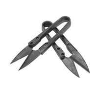 ZASCHMOY Tijeras para Hilo Pequeñas Negras, Tijeras para Hilo de Acero con Alto Contenido de Carbono para Manualidades y Costura, Corte de Precisión, Ideales para, y Tela