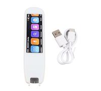 ZASCHMOY Traductor de Escaneo WiFi Inteligente Pantalla Táctil de 2,99 Pulgadas Micrófono Dual Grabación HD Lápiz Traductor 131 Idiomas Traducción de Voz Función de Traducción sin Conexión (White)