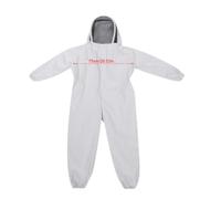 ZASCHMOY Traje Protector de Apicultura Profesional con - Mono de Algodón Transpirable para Equipo de Apicultor - Esencial para la Seguridad y Comodidad de los Niños (L) (L) (XXL)