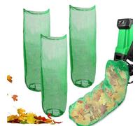 Zasdvn Bolsa para Hojas de Jardín,Sacos Reutilizables Para Hojas Y Basura 4 Unidades | Recolector De Desechos Con Cordón Para Césped Porche Terraza Sendero Parque Balcón