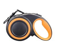 Zasdvn Cadena para perros retráctil, resistente y retráctil, cadena para perros | Cadena de 360 grados sin enredos de 5 metros con tira reflectante, práctica, retráctil, fuerte