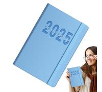 Zasdvn Cuaderno planificador de eventos, cuaderno de piel sintética de poliuretano, bloc de notas 2025, cuaderno A5 "Things to Do", cuaderno multiusos para plan mensual anual
