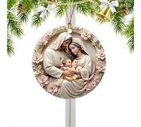 Zasdvn Del Nacimiento De Jesús,Decoración Religiosa Navideña De Acrílico 2D,De Navidad del Nacimiento De Jesús | para Mujeres, Hombres, Familia, Vecinos, Compañeros De Trabajo Y Profesores