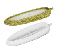 Zasdvn Molde para velas, forma de recipiente para velas, forma de recipiente de silicona amarga, bandeja de yeso, artesanía de cemento, joyas, soporte para joyas para decoración del hogar