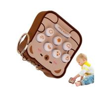 Zasdvn Monedero Llavero Charm - Juego Pop Antiestrés - del Estrés Lindo Luminoso Fidget Portátil Accesorio Relajante para el Hogar de Cumpleaños Adultos Niños