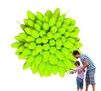 Zasdvn Ovales Space Beans, Angelbobber - Flotador ovalado de siete estrellas - 100 x Seven-Star Oval Float Space Beans, bolas flotantes ligeras luminosas para exteriores