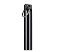 Zasdvn Palillo de Bolsillo, palillo de Dientes, Estuche de Viaje pequeño de aleación de Aluminio, Estuche higiénico para Casas, restaurantes, oficinas, Negro, Ver descripción, Ver descripción