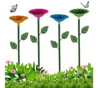 Zasdvn Pociones, abrevadero para polinizadores de jardín, 4 unidades, decoración de jardín resistente a la intemperie, suministros de apicultura para diseño de jardín, material educativo para postura