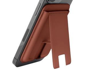 Zasdvn Tarjetero magnético para teléfono - magnética de Cuero para teléfono | Accesorios móviles portátiles para Escritorio de crédito, Viajes, Hombres, al Aire Libre, Gimnasio, Compras, Correr