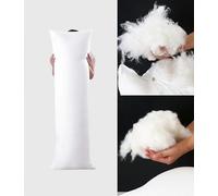 ZASEZOD Almohada Embarazada Larga Dormir Almohada de Lado Cilíndrica Embarazo Relleno Suave Algodón PP Microfibra Apoyo Cuerpo Descanso Comfort Maternidad(60 x 180 cm (1.97 x 5.91 ft))