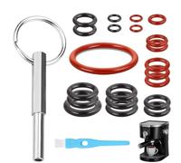 Zasiene Llave Para Sacar Cabeza Oval, Llave Tornillo Cabeza Ovalada, 21 Piezas Anillos de Sellado Recambios, Cabeza Ovalada Reparación Compatible para Cafeteras Automáticas Jura/Krups