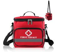 Zasjon Botiquín de Primeros Auxilios, Portátil Bolsa Médica Vacio Gran Capacidad Bolsa Botiquin Médico Vacío con Correa, Impermeable Botiquin Viaje para Hogar,Oficina,Viajes