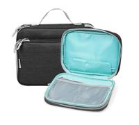 Zasjon Organizador Cables Viaje Portátil Bolsa para Cables Impermeable Viajes Accesorios Estuche Cables y Cargadores Universal para Tableta, Adaptadores, Powerbank, Negro