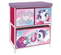 Arditex Estantería almacenaje 3 cajones Unicornio 53 x 30 x 60 cm