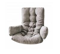 Zaslan Cojín de Asiento para Silla Colgante - Silla Mecedora Cojín Sofá Individual Silla de Cuna Interior y Exterior Espesada y Ampliada, 50 x 125 cm