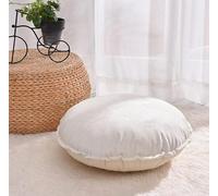 Zaslan Fundas de cojín redondas - Funda de cojín decorativa 45 x 45 cm - Funda de cojín redonda de terciopelo con cremallera oculta