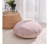 Zaslan Fundas de cojín redondas - Funda de cojín decorativa 45 x 45 cm - Funda de cojín redonda de terciopelo con cremallera oculta