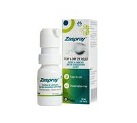 Zaspray - Espray para alivio de ojos secos | para picazón irritada y ojos rojos | Calma e hidrata los ojos secos debido a alergias | Fórmula sin conservantes | Botella de 10 ml fácil de usar