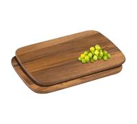 Zassenhaus 055023 - Set de 2 tablitas de desayuno acacia 28x20 cm (h.nr.)