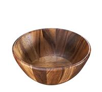 Küchenprofi - Ensaladera/Frutera de Madera de Acacia 20cm - 500ml - Moderno - Bowl de Ensalada/Frutera - Duradero - Marrón - Redonda - 20cm x 8cm
