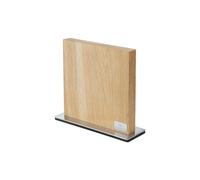 ZASSENHAUS Bloque magnético para cuchillos (roble/acero inoxidable) marrón